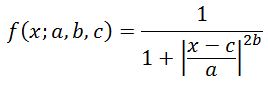 bell shaped function