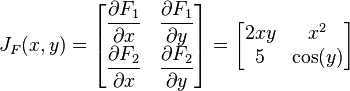 Jacobian matrix