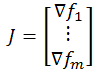 Jacobian matrix